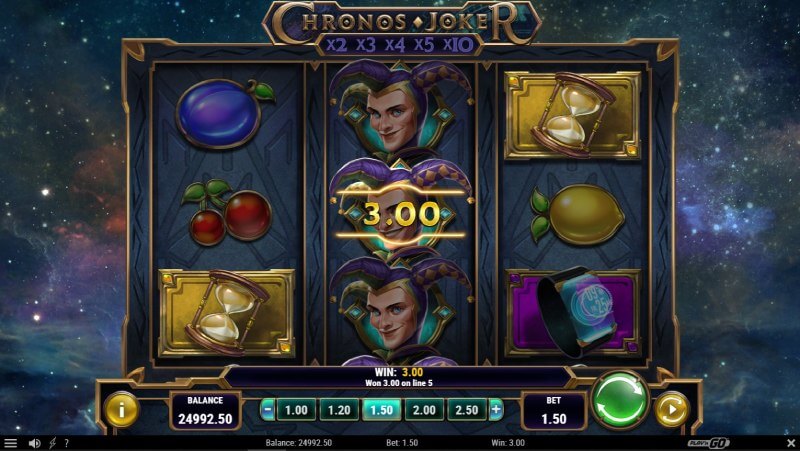 Chronos Joker Slot Win Combination