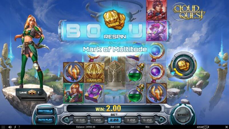 Cloud Quest Slot Respin