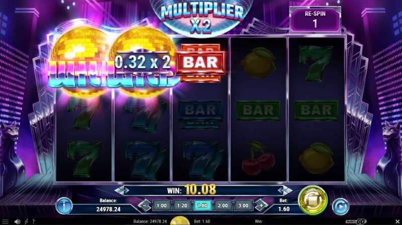 Disco Diamond Slot Re-Spin Feature