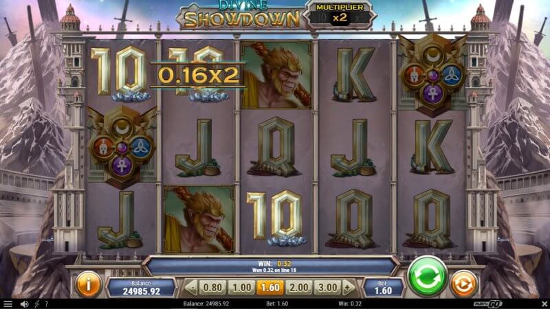 Divine Showdown Slot Multipliers Feature