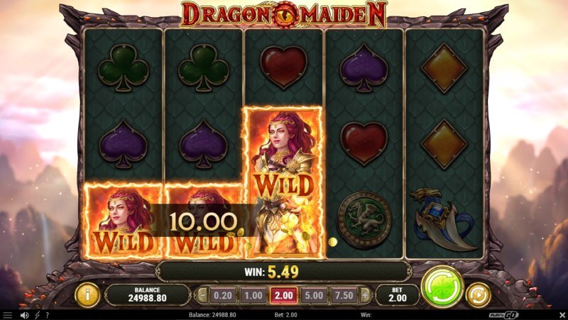 Dragon Maiden Slot Stacked Wilds