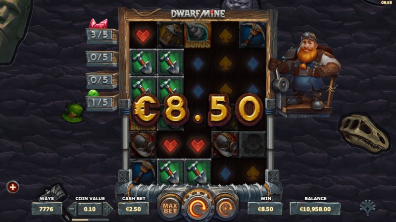 Dwarf Mine Slot Expanding Reels