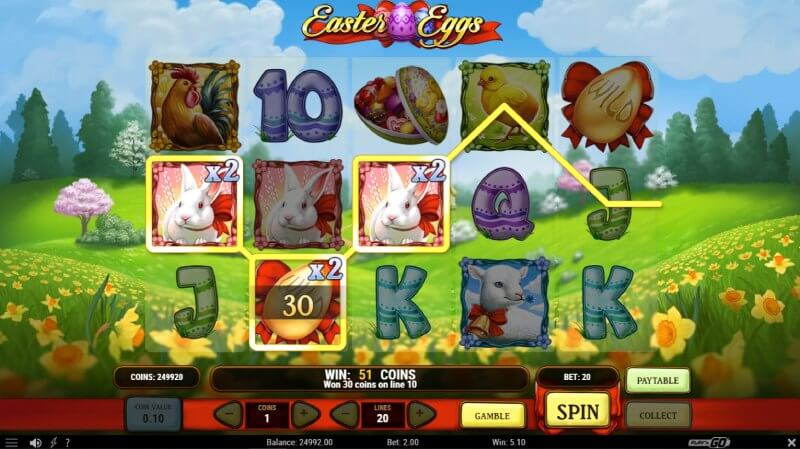 Easter Eggs Slot Wild Feature