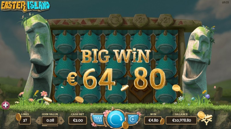 Easter Island Slot Big Win