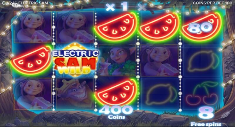 Electric Sam Slot Free Spins