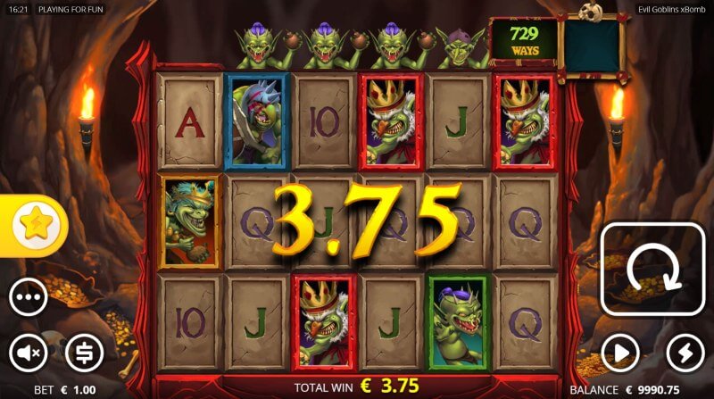 Evil Goblins Slot Total Win