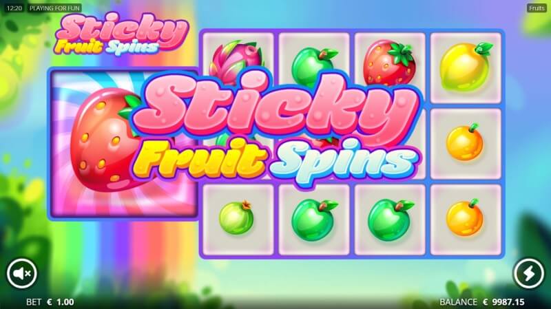 Fruits Slot Sticky Fruit Spin Feature