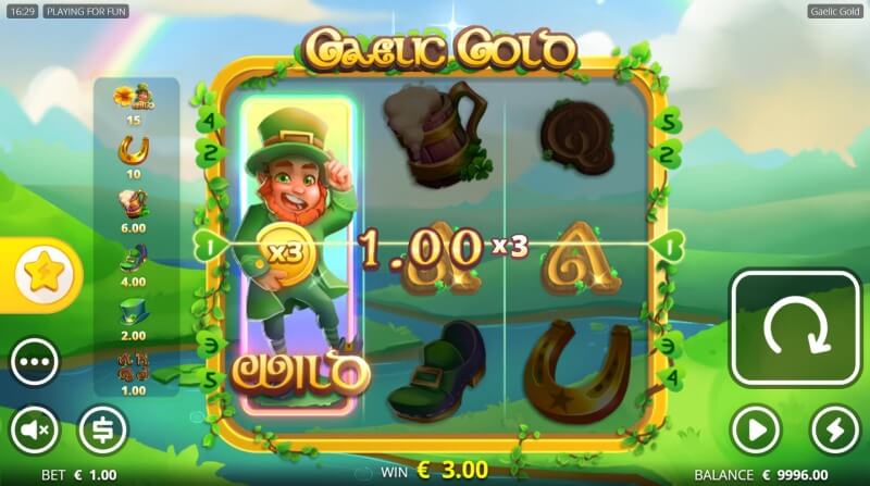Gaelic Gold Slot Wild Feature