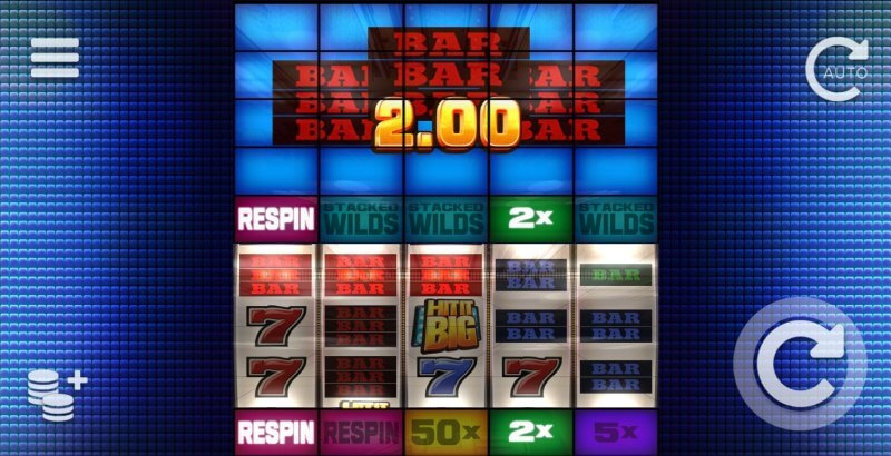 Hit It Big Slot Respin and Multiplier-feature