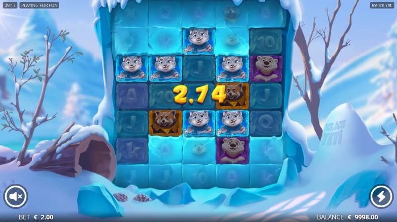 Ice Ice Yeti Slot Win Combination