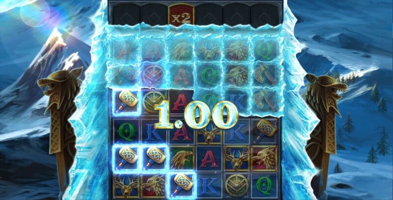 Ice Wolf Slot Win Combination