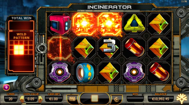 Incinerator Slot Win Combination