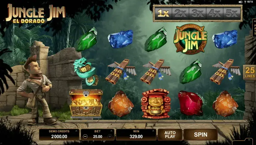 Play Jungle Jim El Dorado Free Slot