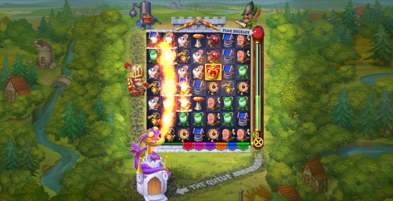 Micro Knights Slot Inferno Feature