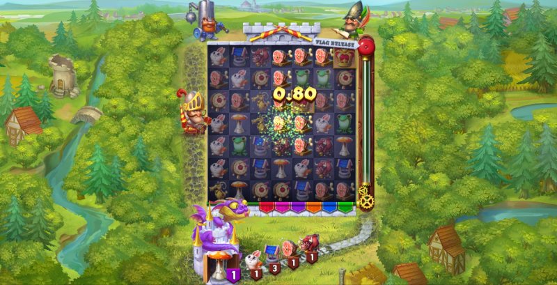Micro Knights Slot Win Combination