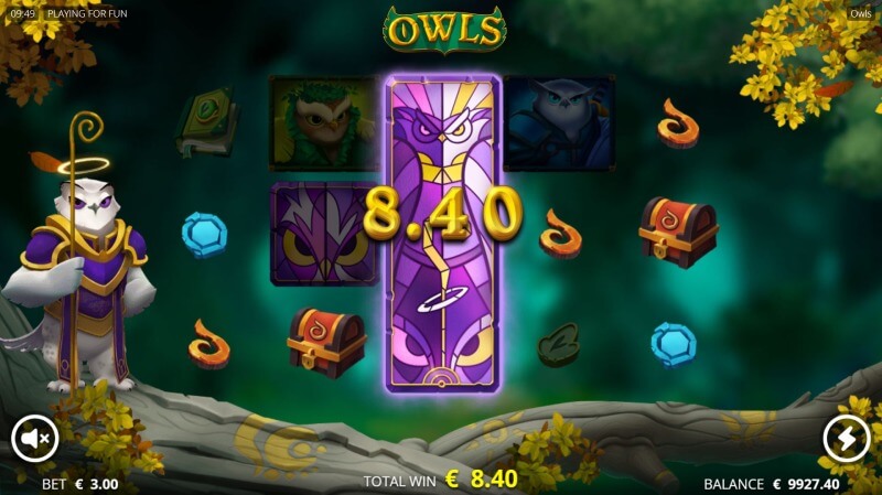 Owls Slot Scatter Loot Feature