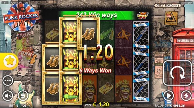 Punk Rocker Slot Molotov Wild