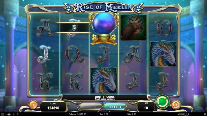 Rise of Merlin Slot Win Payline