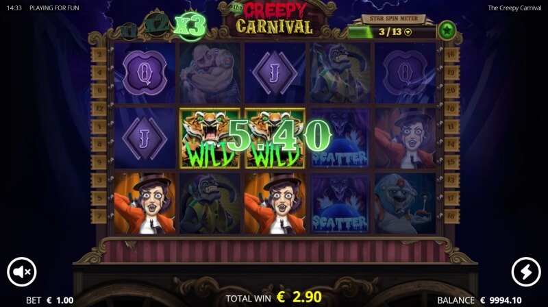 The Creepy Carnival Slot Multiplier Feature