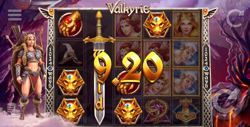 Valkyrie Slot Sword of Destiny Bonus