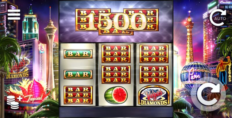 Vegas Diamonds Slot Win Combination