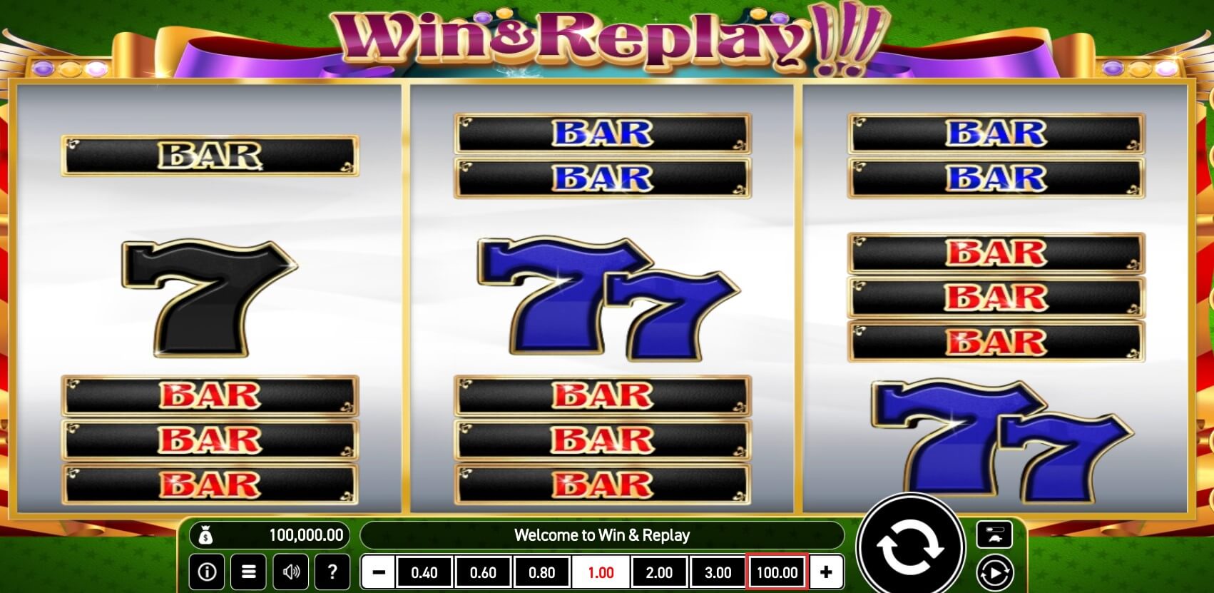 Play Win & Replay Free Slot