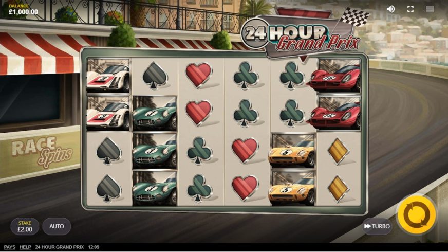 24 Hour Grand Prix Free Spins