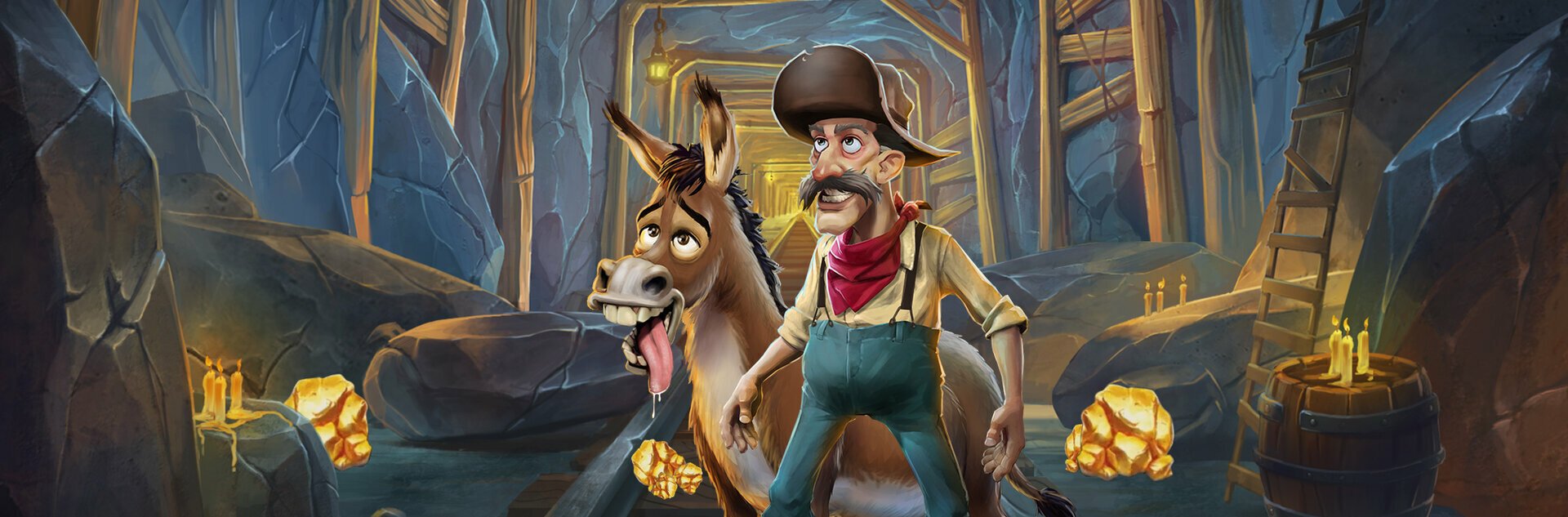 Play Miner Donkey Trouble Free Slot