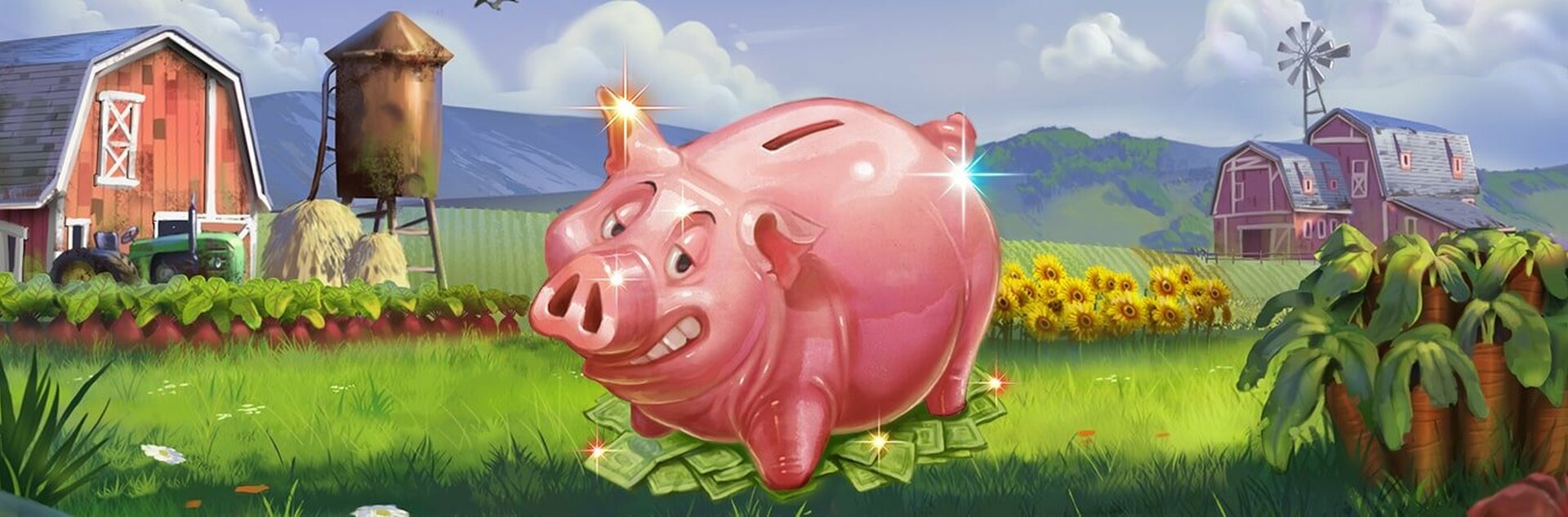 Play Piggy Bank Farm Free Slot