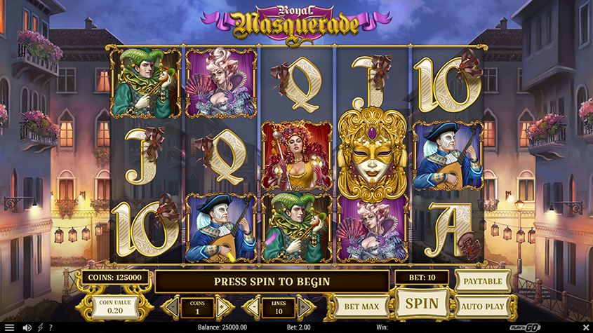 Play Royal Masquerade Free Slot