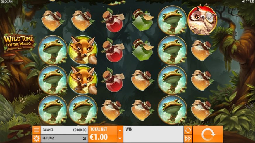 Play Wild Tome of the Woods Free Slot