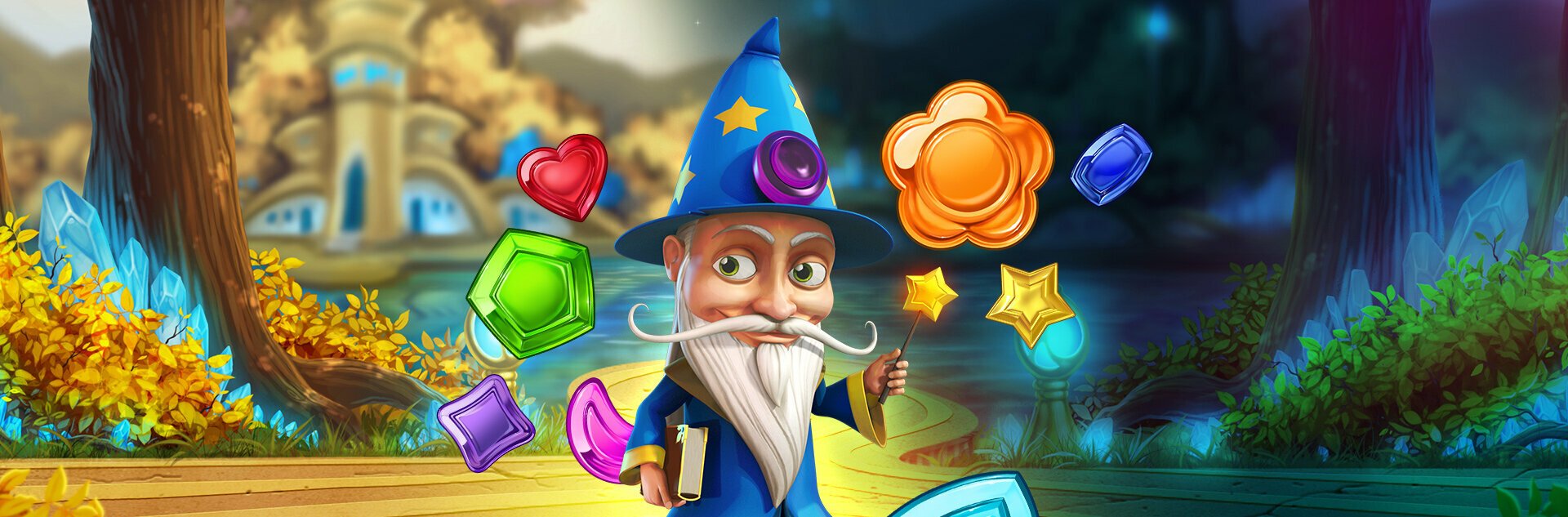 Play Wizard of Gems Free Slot