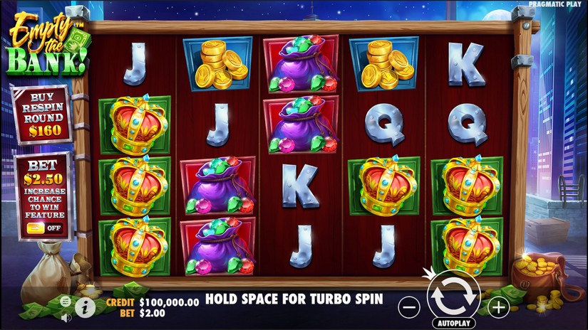 Empty the Bank™ Free Spins