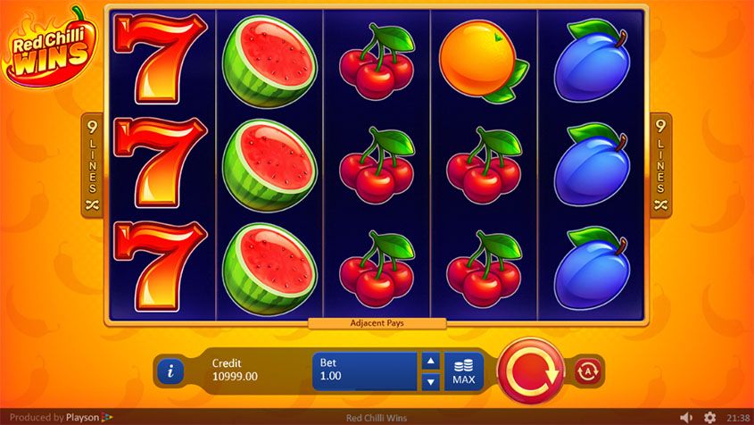 Red Chilli Wins Free Spins